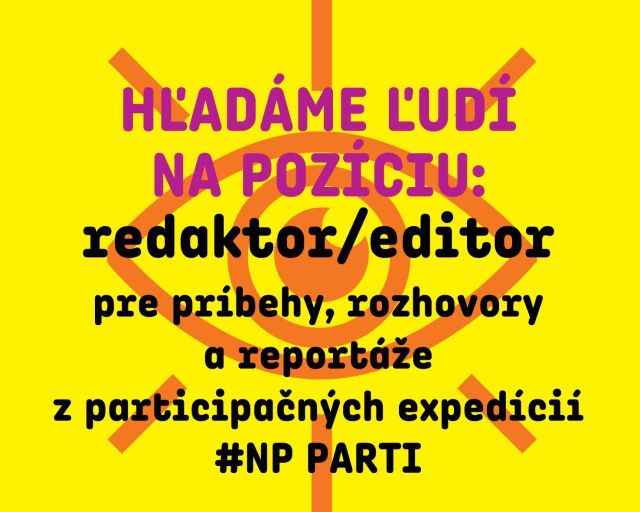 obrázok inzerátu na volnu poziciu redaktora/rky, editora/rky